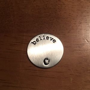 Origami Owl Believe Large Plate